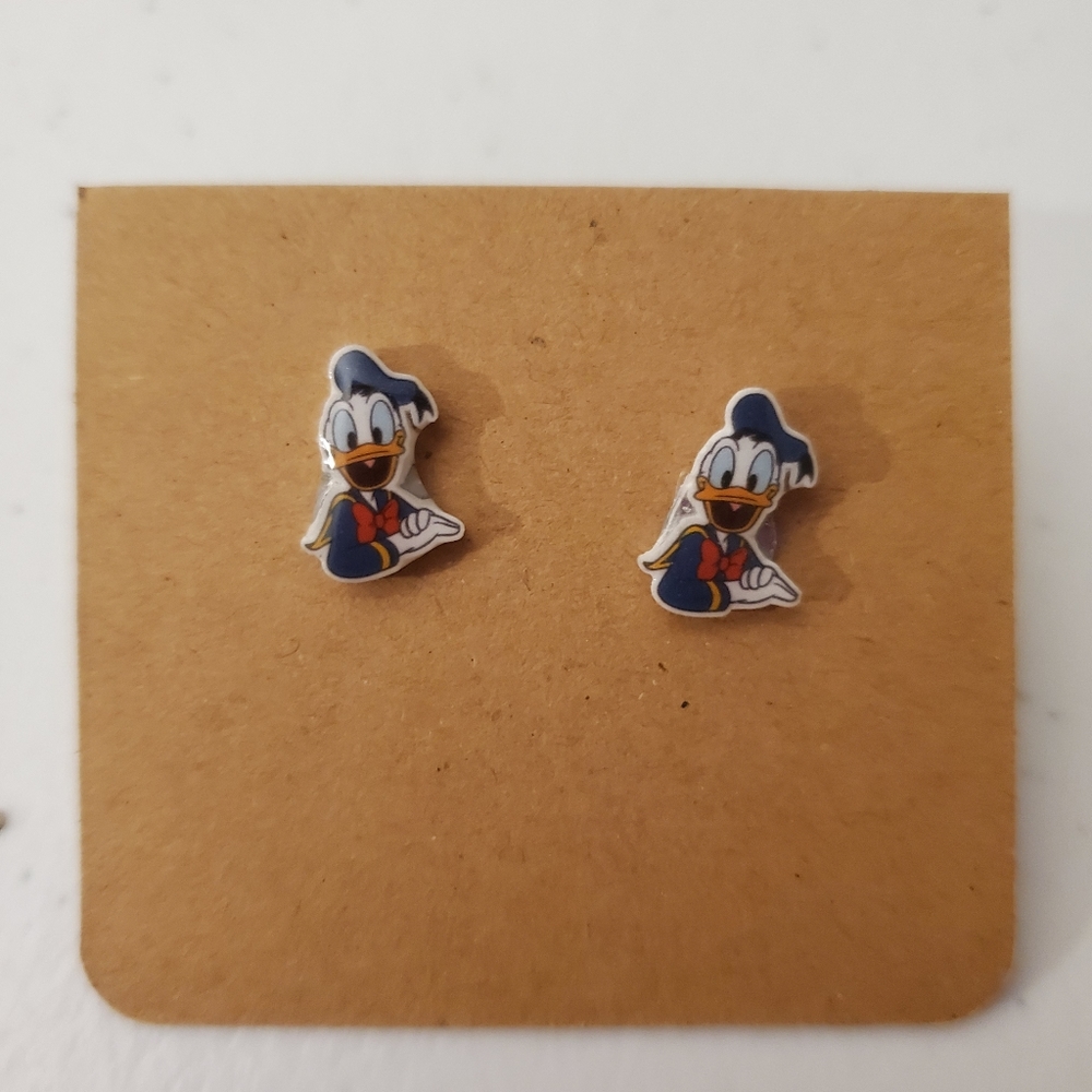 Donald Duck Stud Earrings